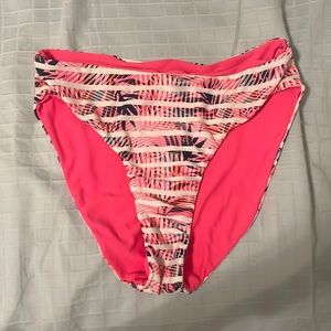 high rise pink bikini bottoms